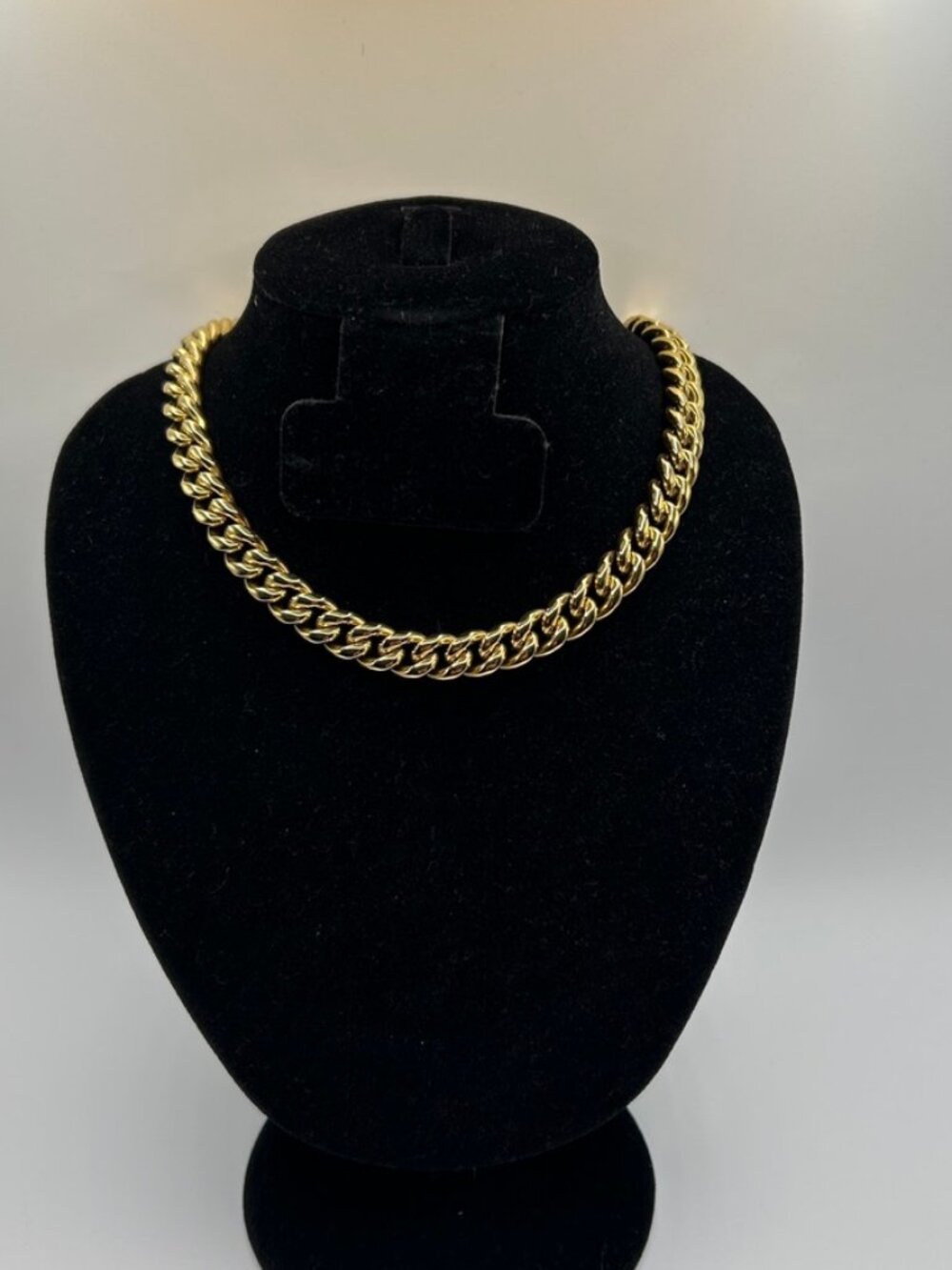 Cuban Chain 10mm 18 Inch Real Gold Stainless Steel Plated Durable Solid Unisex